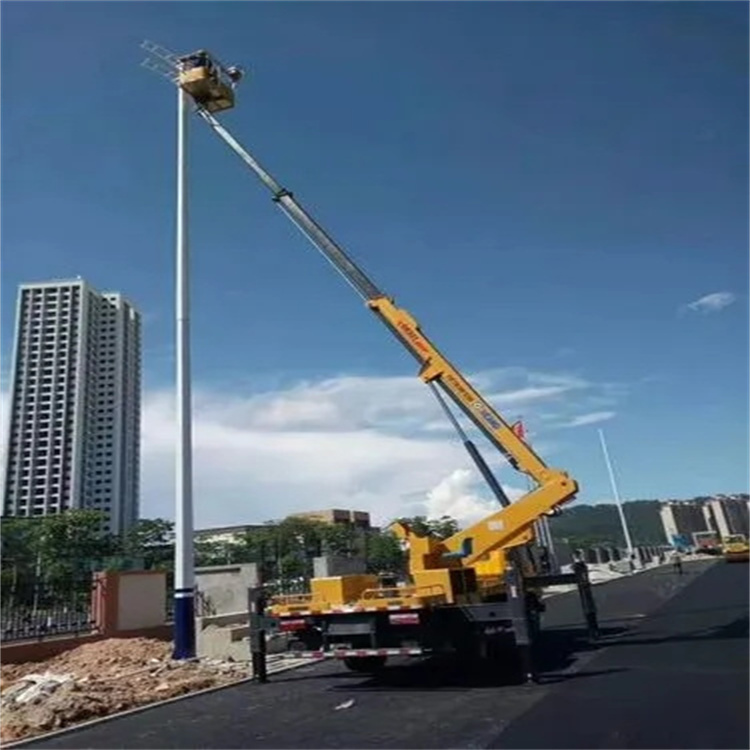 六盘水维修路灯的曲臂升降车出租